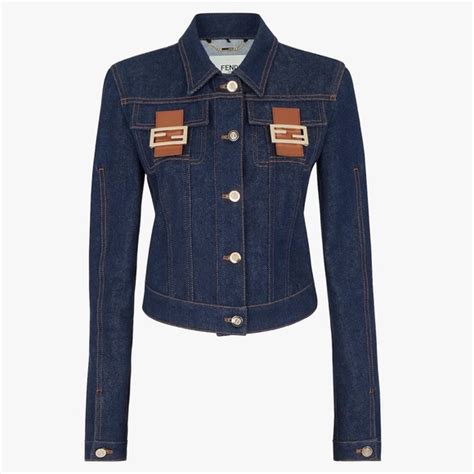 fendi jacket women|Fendi denim jacket.